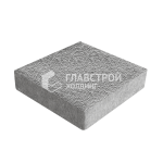 Тротуарная плитка 20х20х4 см, серо-белая с мраморной крошкой