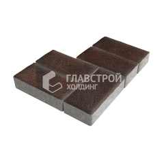 Тротуарная плитка Брусчатка, клинкер, 10 см