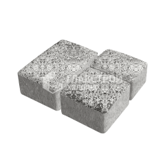 Тротуарная плитка Старый город, аляска белая, 6 см