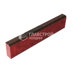 Камень бортовой БР 100.20.8, конго, красное основание