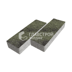 Тротуарная плитка 300х100х60, янтарь с мраморной крошкой