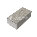 Тротуарная плитка Прямоугольник 12х24х7 см, аляска на камне