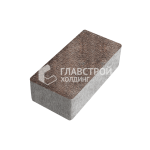 Тротуарная плитка Прямоугольник 500х250х60, яшма на камне