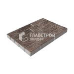 Тротуарная плитка Лукано, яшма с гранитной крошкой, 6 см