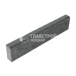 Камень бортовой БР 100.20.8, графитовый с мраморной крошкой