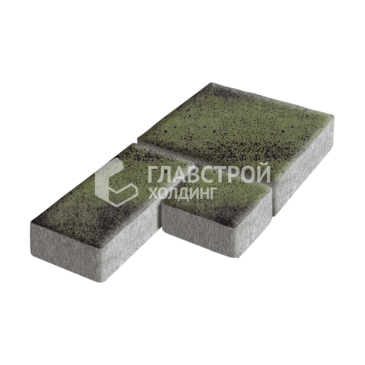 Тротуарная плитка Рубико, янтарь, 4 см