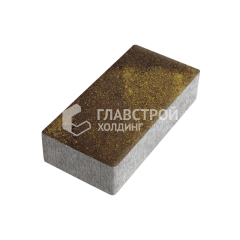 Тротуарная плитка Брусчатка, осень, 10 см