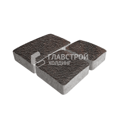 Тротуарная плитка Брук, кармен с мраморной крошкой, 6 см