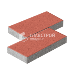 Тротуарная плитка 500х250х60, красная