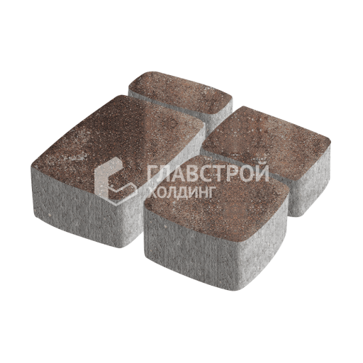 Тротуарная плитка Классико, яшма, 6 см