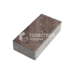 Тротуарная плитка Брусчатка, яшма с мраморной крошкой, 4 см