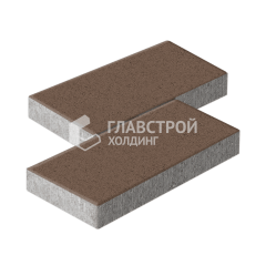 Тротуарная плитка 500х250х60, коричневая