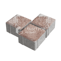 Тротуарная плитка Квадрат 100х100х40, хаски