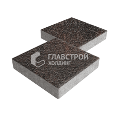 Тротуарная плитка Квадрат 300х300х60, кармен с гранитной крошкой