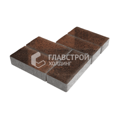 Тротуарная плитка Брусчатка, сорренто, 10 см