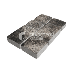 Тротуарная плитка Брук, агат коричневый, 6 см