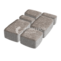 Тротуарная плитка Классико, сахара с гранитной крошкой, 4 см