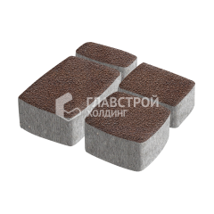 Тротуарная плитка Классика 4 камня, барселона на камне, 6 см