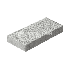 Тротуарная плитка 500х250х60, белая с мраморной крошкой