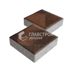 Тротуарная плитка Квадрат 200х200х60, сорренто