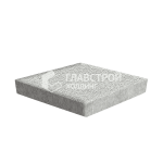 Тротуарная плитка 3Д, белая на камне, 6 см