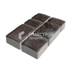 Тротуарная плитка Старый город, мокко, 6 см