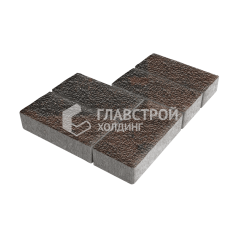 Тротуарная плитка 200х100х100, конго с гранитной крошкой