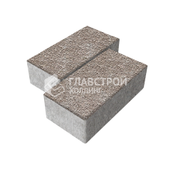 Тротуарная плитка 240х120х70, сахара с гранитной крошкой