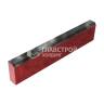 Камень бортовой БР 100.20.8, стоун, красное основание