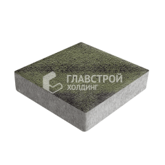 Тротуарная плитка Квадрат 200х200х40, янтарь на камне