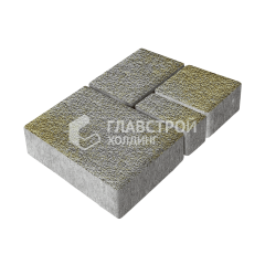 Тротуарная плитка Мюнхен, меланж с гранитной крошкой, 6 см