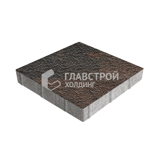 Тротуарная плитка Квадрат 500х500х70, конго с мраморной крошкой