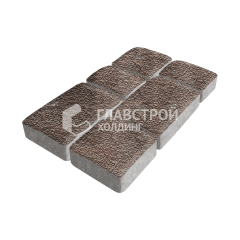 Тротуарная плитка Брук, яшма с мраморной крошкой, 4 см
