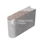 Камень бортовой БРШ 50.20.8, хаски с мраморной крошкой