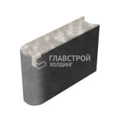 Камень бортовой БРШ 50.20.8, неаполь, черное основание