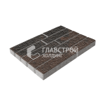 Тротуарная плитка Лукано, конго с гранитной крошкой, 6 см