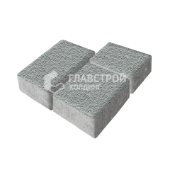 Тротуарная плитка Лэндхаус, серая с гранитной крошкой, 4 см