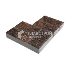 Тротуарная плитка 200х100х80, сорренто с мраморной крошкой