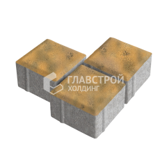 Тротуарная плитка Квадрат 100х100х60, гончар