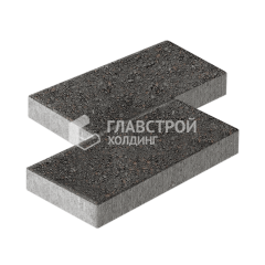 Тротуарная плитка 500х250х60, джафар черный