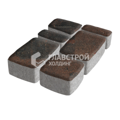 Тротуарная плитка Классика 4 камня, конго, 4 см
