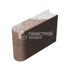 Камень бортовой БРШ 50.20.8, хаски, коричневое основание