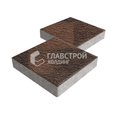 Тротуарная плитка Квадрат 500х500х70, сорренто с мраморной крошкой