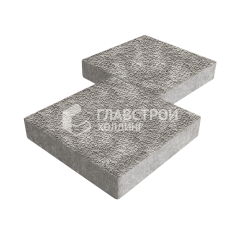 Тротуарная плитка Квадрат 500х500х70, неаполь с мраморной крошкой