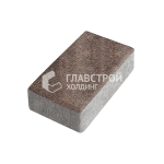 Тротуарная плитка Кирпич, яшма на камне, 4 см