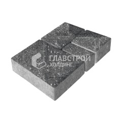 Тротуарная плитка Мюнхен, аляска черная, 5 см