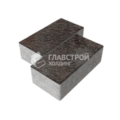 Тротуарная плитка 240х120х70, мокко с гранитной крошкой
