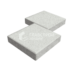 Тротуарная плитка Квадрат 300х300х60, белая