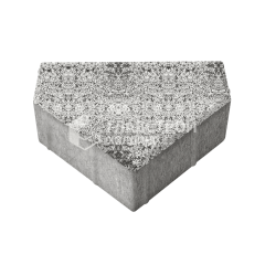 Тротуарная плитка Тиара, аляска белая, 6 см