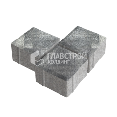 Тротуарная плитка Квадрат 100х100х60, антрацит